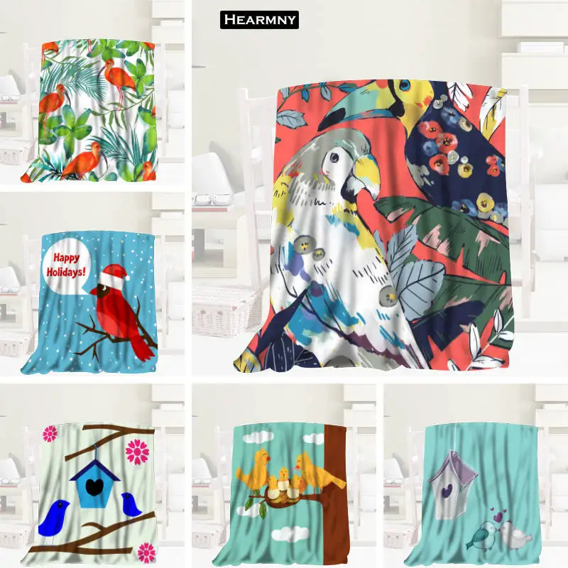 New Arrival Art Bird Blankets 3D Printing Soft Blanket Throw On Home/Sofa/Bedding Portable Adult Travel Cover Blanket
New Arrival Art Bird Blankets 3D Printing Soft Blanket Throw On Home/Sofa/Bedding Portable Adult Travel Cover Blanket