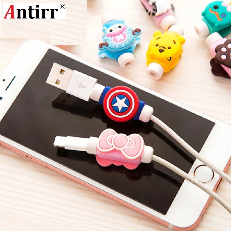 1PC Fashion Cute Cartoon USB Cable Protector Cover Case For Apple Iphone android Charger Data Cable Earphone cable winder
1PC Fashion Cute Cartoon USB Cable Protector Cover Case For Apple Iphone android Charger Data Cable Earphone cable winder