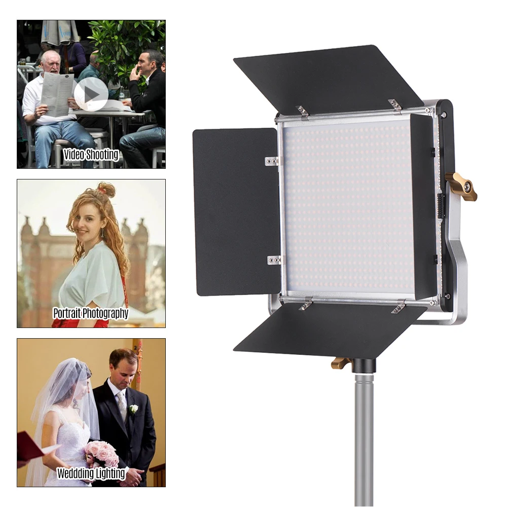 Andoer Led Video Photo Light Dimmable 660 Bi-color Light Panel 3200-5600k Cri 85+ For Studio Photography Lighting Video Shooting
Andoer Led Video Photo Light Dimmable 660 Bi-color Light Panel 3200-5600k Cri 85+ For Studio Photography Lighting Video Shooting