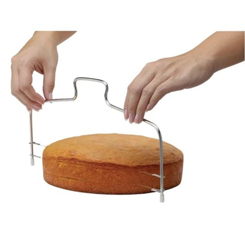 Adjustable Stainless Steel Wire Cake Slicer Pizza Dough Cutter Kitchen Baking Tool LXY9 OC11
Adjustable Stainless Steel Wire Cake Slicer Pizza Dough Cutter Kitchen Baking Tool LXY9 OC11