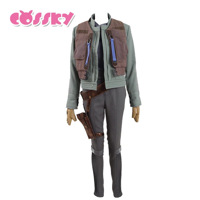 Rogue One A Star Wars Story Jyn Erso Cosplay Costume Sergeant Uniform Coat Vest Holster Shirt Pants Gloves Custom Made
Rogue One A Star Wars Story Jyn Erso Cosplay Costume Sergeant Uniform Coat Vest Holster Shirt Pants Gloves Custom Made
