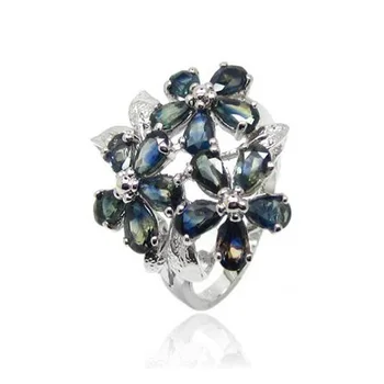 Qi Xuan_Fashion Jewelry_Dark Blue Stone Luxury Flower Rings_S925 Solid Sliver Fashion Rings_Manufacturer Directly Sales
Qi Xuan_Fashion Jewelry_Dark Blue Stone Luxury Flower Rings_S925 Solid Sliver Fashion Rings_Manufacturer Directly Sales