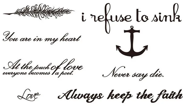 Always Keep The Faith Temporary Tattoo Sticker Tatoo Womens Body Stickers Face Gems Hand Body Back Shoulder Neck Arm WM023
Always Keep The Faith Temporary Tattoo Sticker Tatoo Womens Body Stickers Face Gems Hand Body Back Shoulder Neck Arm WM023