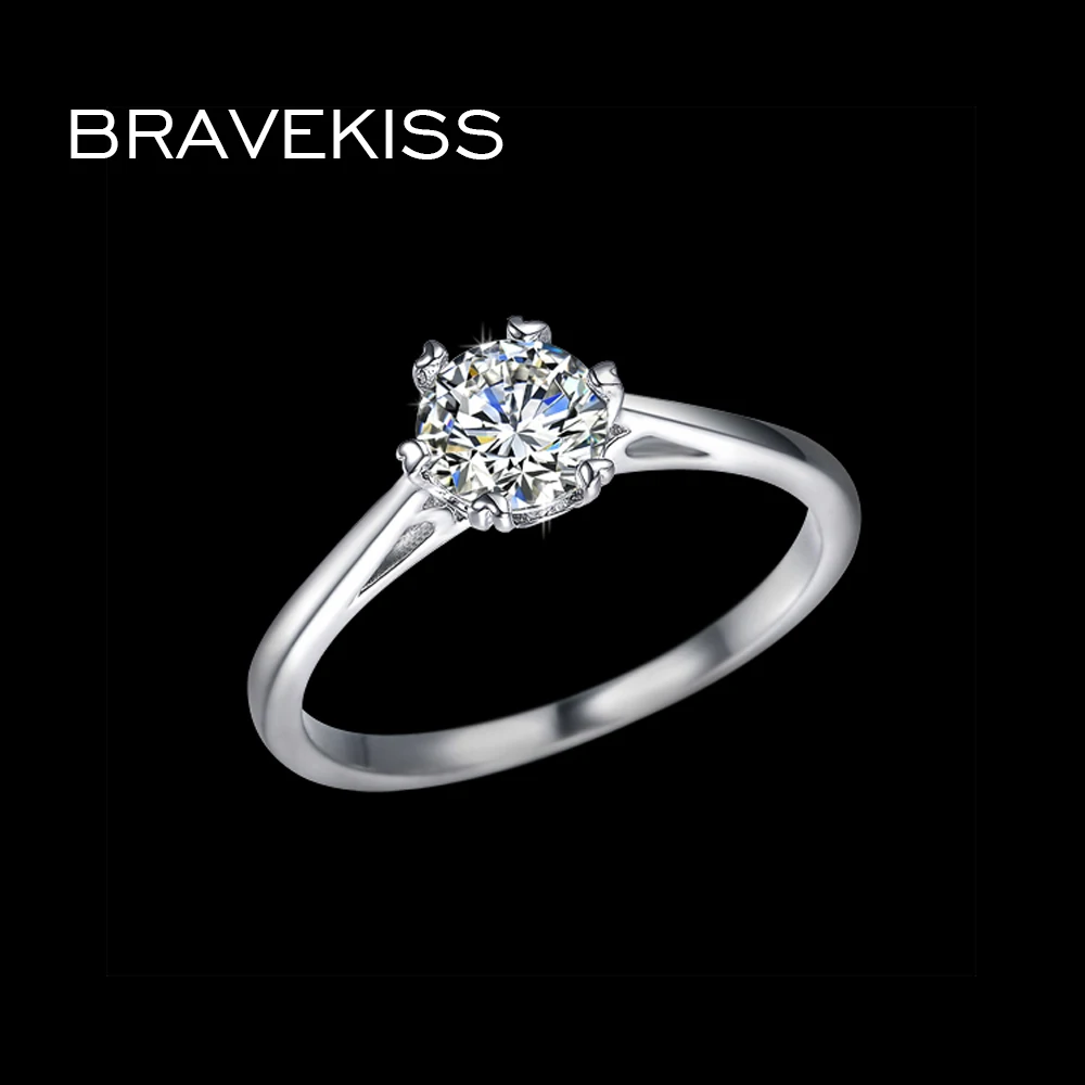 BRAVEKISS simple aaa zircon solitaire rings wedding band engagement rings for women cathedral anillos mujer jewelry BUR0121
BRAVEKISS simple aaa zircon solitaire rings wedding band engagement rings for women cathedral anillos mujer jewelry BUR0121