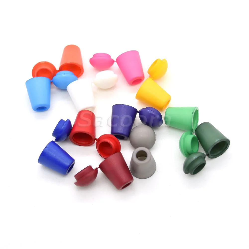 120pcs Colorful Bell Stopper With Lid Cord Ends Lock Stopper Plastic Toggle Clip for Paracord / Clothing
120pcs Colorful Bell Stopper With Lid Cord Ends Lock Stopper Plastic Toggle Clip for Paracord / Clothing