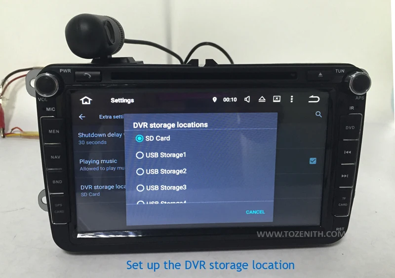 android cardvd dvr front camera usb camera (4)