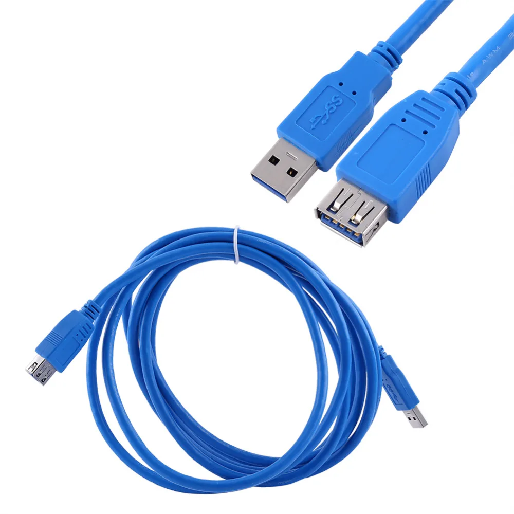 USB 3.0 Cable Super Speed USB Extension Cable Male to Female 1m 1.8m 3m USB Data Sync Transfer Extender Cable
USB 3.0 Cable Super Speed USB Extension Cable Male to Female 1m 1.8m 3m USB Data Sync Transfer Extender Cable