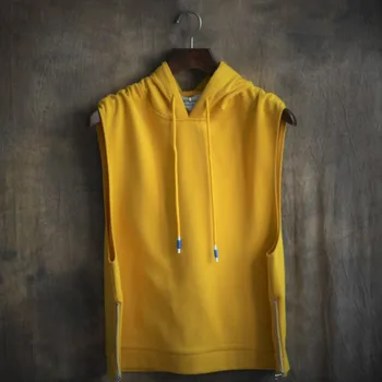 2017 New Sleeveless Fitness Hoodies Men's Sweatshirts Casual Zipper Streetwear Hip Hop Men Clothing Funny Hoodies Sweatshirt Men
2017 New Sleeveless Fitness Hoodies Men's Sweatshirts Casual Zipper Streetwear Hip Hop Men Clothing Funny Hoodies Sweatshirt Men