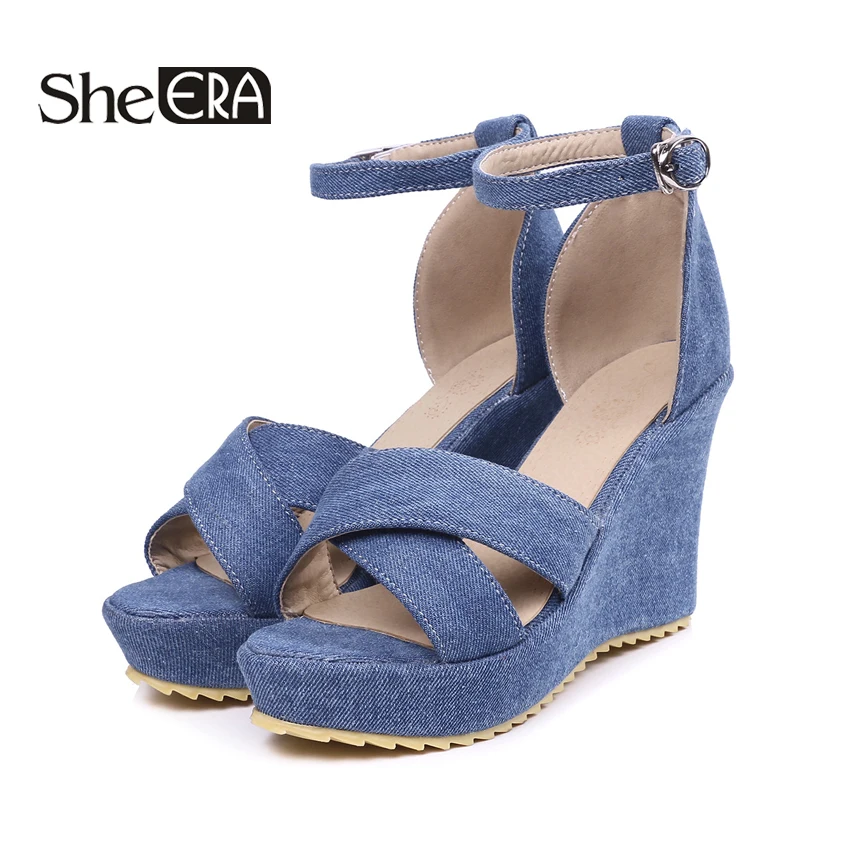Women Wedges Platform Sandals Buckle Strap High Heel Sandals ladies Open Toe Ankle Strap Summer Shoes Woman
Women Wedges Platform Sandals Buckle Strap High Heel Sandals ladies Open Toe Ankle Strap Summer Shoes Woman
