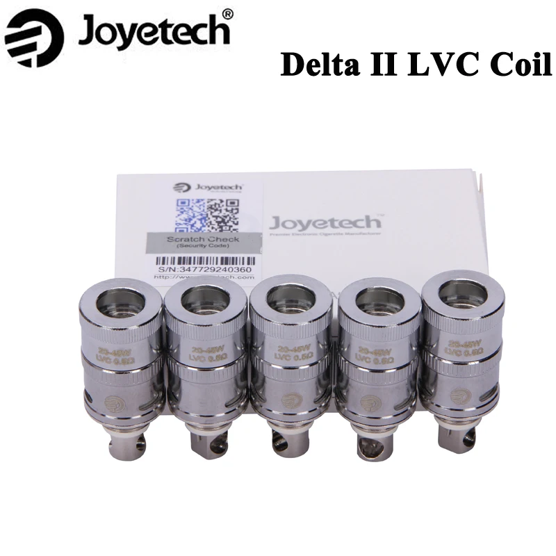 5pcs/lot Original Joyetech Delta II LVC Atomizer Coil Heads 0.5ohm Replaceable and Rebuildable Valve Control Delta 2 Coil
5pcs/lot Original Joyetech Delta II LVC Atomizer Coil Heads 0.5ohm Replaceable and Rebuildable Valve Control Delta 2 Coil