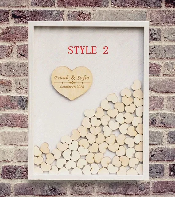 Customize rustic Guestbook White Frame Personalised Wedding guest book alternative wood Heart Guest book drop box top signature
Customize rustic Guestbook White Frame Personalised Wedding guest book alternative wood Heart Guest book drop box top signature