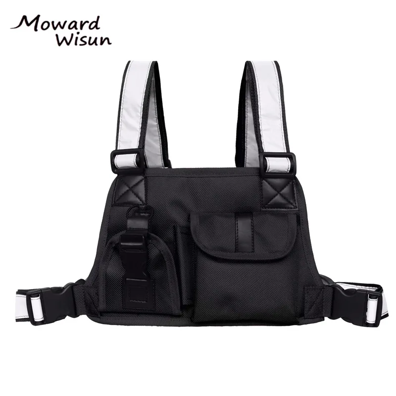 Tactical Vest Men Waist Bag Reflective Strap Radio Harness Chest Front Black Fanny Pack Military Hip Hop Chest Rig Bags Kanye
Tactical Vest Men Waist Bag Reflective Strap Radio Harness Chest Front Black Fanny Pack Military Hip Hop Chest Rig Bags Kanye