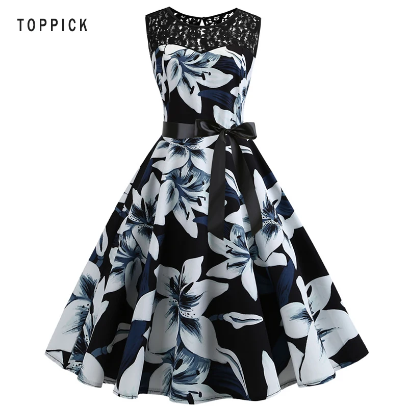 New Lace Women Party Dress Stitching O Neck Casual Swing Retro Party Midi Dresses Vestido Robe Femme Office Ladies Work Dress
New Lace Women Party Dress Stitching O Neck Casual Swing Retro Party Midi Dresses Vestido Robe Femme Office Ladies Work Dress