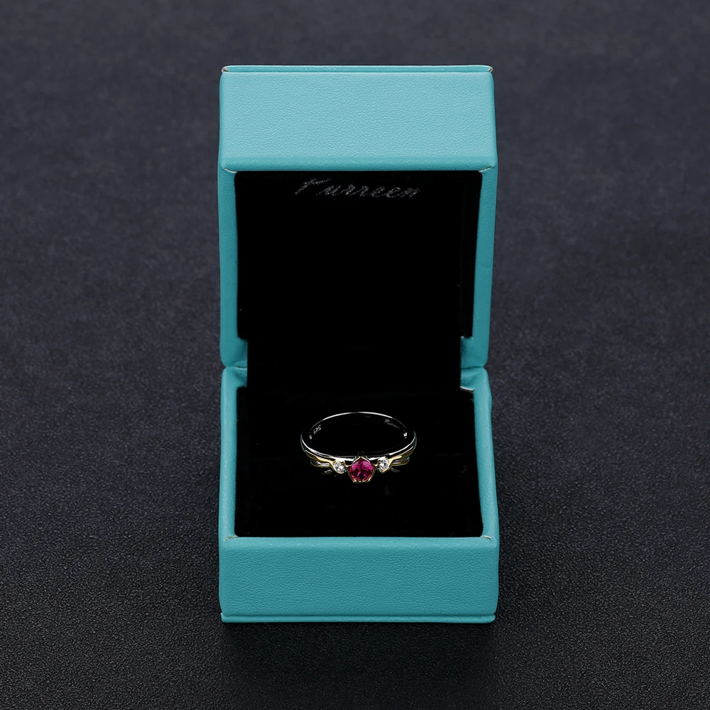 Bague Argent Zelda TOTK Gorons Rubis