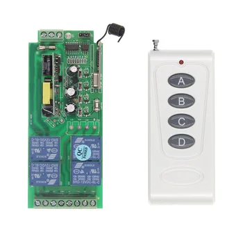 1000m Long Range 10A Relay AC 220V 110V 85-265V 4 CH 4CH Wireless RF Remote Control Switch Transmitter With Receiver
1000m Long Range 10A Relay AC 220V 110V 85-265V 4 CH 4CH Wireless RF Remote Control Switch Transmitter With Receiver