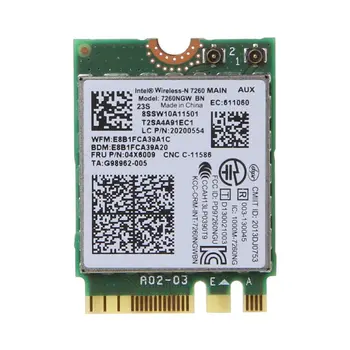 Wireless Adapter Network Card for Lenovo Thinkpad T440 W540 L440 T450P Intel 7260NGW BN Wireless WLAN Card 04W3830/04X6009/04X60
Wireless Adapter Network Card for Lenovo Thinkpad T440 W540 L440 T450P Intel 7260NGW BN Wireless WLAN Card 04W3830/04X6009/04X60