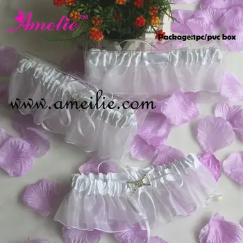 Jane bow stuff Free shipping retail special wedding party supplies accessories pure white bride's wedding garters
Jane bow stuff Free shipping retail special wedding party supplies accessories pure white bride's wedding garters