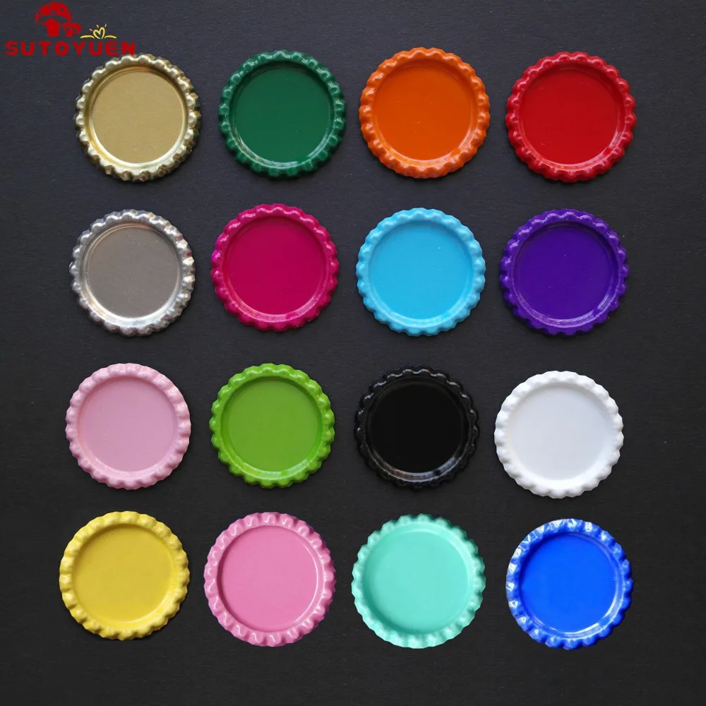 Free Shipping 4000 pcs/lot Flatten Shape Two Side Colourful Bottle Caps Colourful Bottle tops For Jewelry Pendants
Free Shipping 4000 pcs/lot Flatten Shape Two Side Colourful Bottle Caps Colourful Bottle tops For Jewelry Pendants