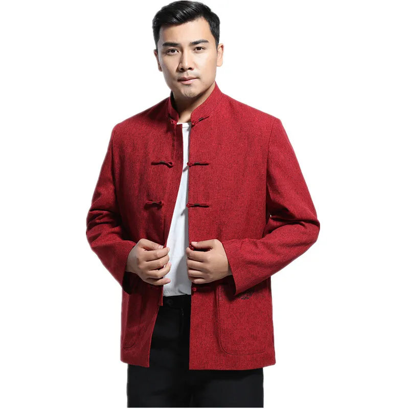 Autumn New Red Men Cotton Jacket Chinese Style Kung Fu Coat Vintage Totem Outwear Size M L XL XXL XXXL
Autumn New Red Men Cotton Jacket Chinese Style Kung Fu Coat Vintage Totem Outwear Size M L XL XXL XXXL