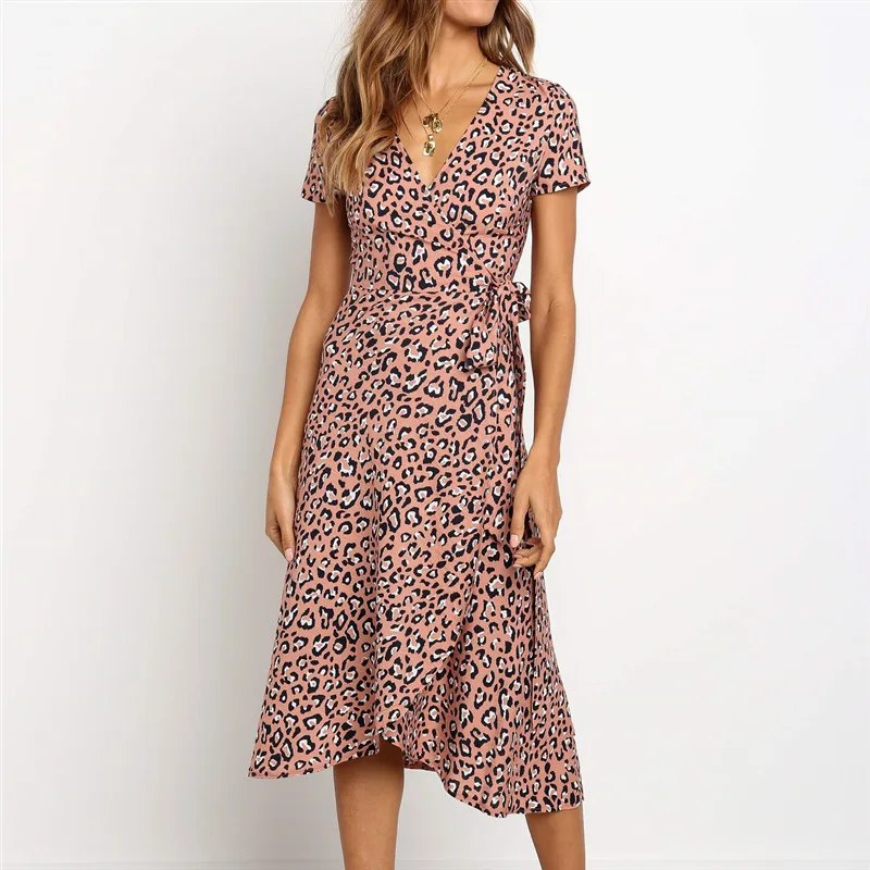 2019 New Summer Fashion Dress For Women Sexy Leopard Party Dress Casual Short Sleeve Bodycon Dress Ladies Midi Dresses Plus Size
2019 New Summer Fashion Dress For Women Sexy Leopard Party Dress Casual Short Sleeve Bodycon Dress Ladies Midi Dresses Plus Size