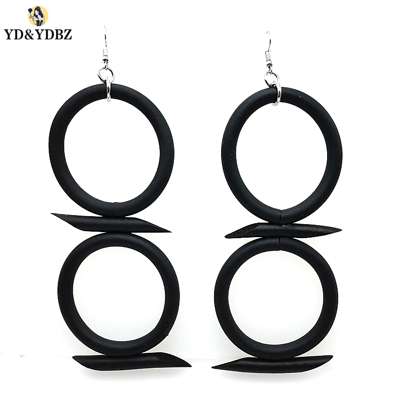 YD&YDBZ Handmade Black Rubber Round Dangle Earrings Novel And Unique New Design Punk Style Jewelry Girl Gift A Pair Drop Earring
YD&YDBZ Handmade Black Rubber Round Dangle Earrings Novel And Unique New Design Punk Style Jewelry Girl Gift A Pair Drop Earring