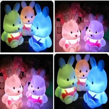 Hot Sale LED Night Light Rabbit shape Home Bedroom Desktop decor Colorful Gradient LED Night Light Decoration Bedside Lamp
Hot Sale LED Night Light Rabbit shape Home Bedroom Desktop decor Colorful Gradient LED Night Light Decoration Bedside Lamp