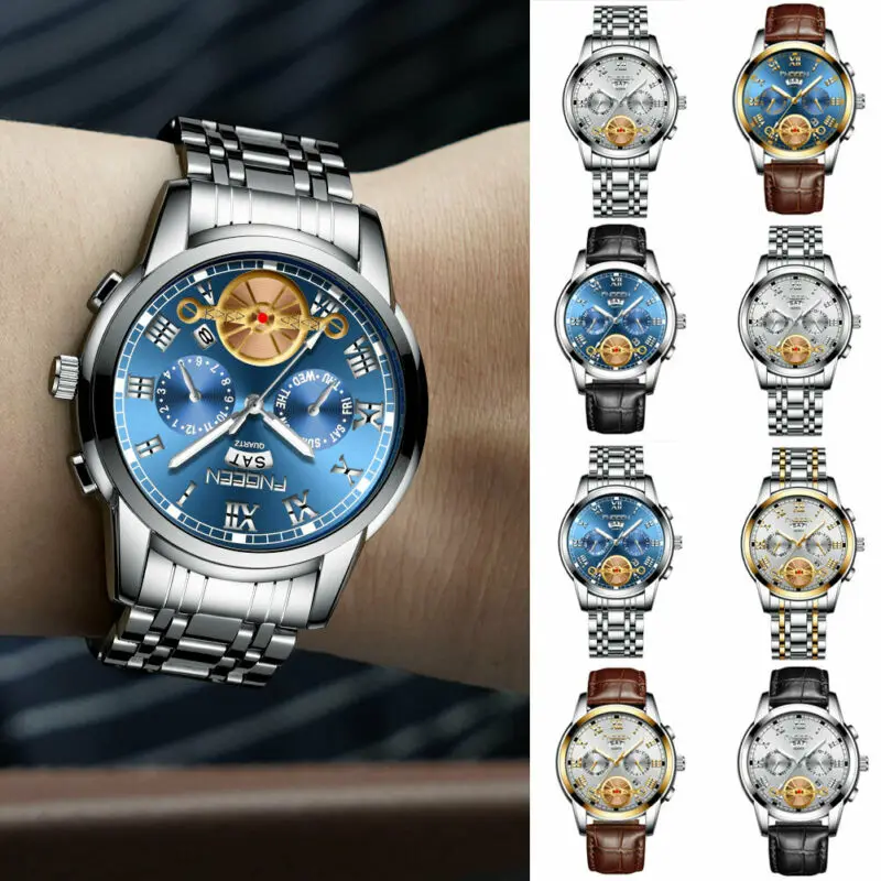 Hirigin 2019 Mens Metal Band Strap Wristwatch Military Watch Stainless Steel Watch Bracelet
Hirigin 2019 Mens Metal Band Strap Wristwatch Military Watch Stainless Steel Watch Bracelet