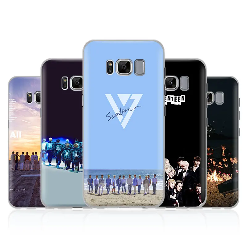 Seventeen KPOP Phone Case Cover Shell For Samsung Galaxy S4 S5 S6 S7 Edge S8 S9 Plus Note 8 2 3 4 5 A5 A7 J5 2016 J7 2017 
Seventeen KPOP Phone Case Cover Shell For Samsung Galaxy S4 S5 S6 S7 Edge S8 S9 Plus Note 8 2 3 4 5 A5 A7 J5 2016 J7 2017
