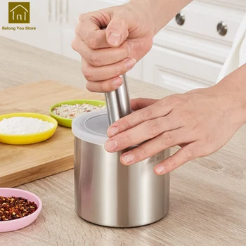 Stainless Steel Pound Mashed Peanut Pepper Grinder Ceramic Garlic Spice Mill Grain Molino Pimienta Grinding Machine WKG062
Stainless Steel Pound Mashed Peanut Pepper Grinder Ceramic Garlic Spice Mill Grain Molino Pimienta Grinding Machine WKG062