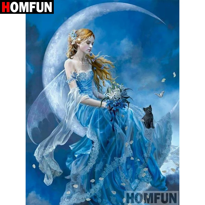 HOMFUN 5D DIY Diamond Painting Full Square/Round Drill "Moon fairy" 3D Embroidery Cross Stitch gift Home Decor A02232
HOMFUN 5D DIY Diamond Painting Full Square/Round Drill "Moon fairy" 3D Embroidery Cross Stitch gift Home Decor A02232