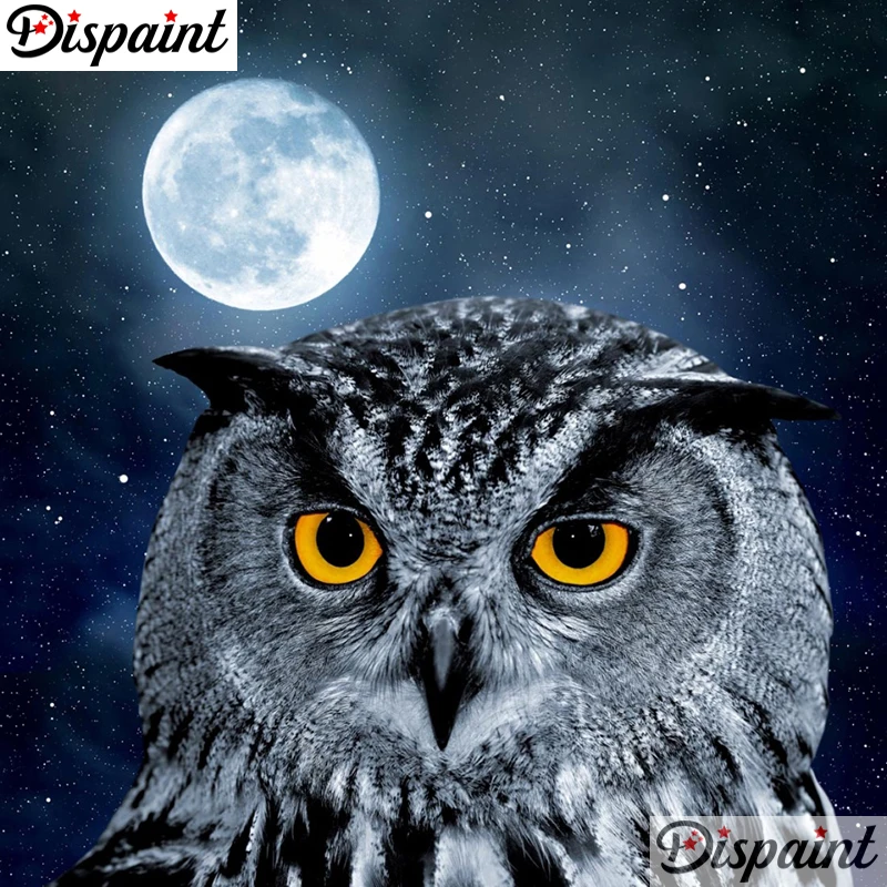 Dispaint Full Square/Round Drill 5D DIY Diamond Painting "Owl moon scenery" 3D Embroidery Cross Stitch 5D Home Decor A10310
Dispaint Full Square/Round Drill 5D DIY Diamond Painting "Owl moon scenery" 3D Embroidery Cross Stitch 5D Home Decor A10310