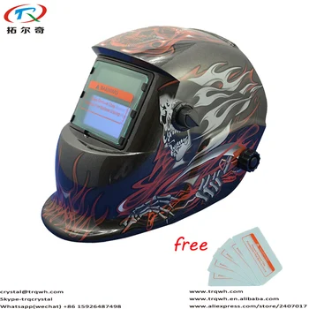 Solar Powered Auto Darkening Welding Helmet for Tig Mig Mma Mag Arc Welder Eelctric Protection and External Protector Free 5pcs
Solar Powered Auto Darkening Welding Helmet for Tig Mig Mma Mag Arc Welder Eelctric Protection and External Protector Free 5pcs