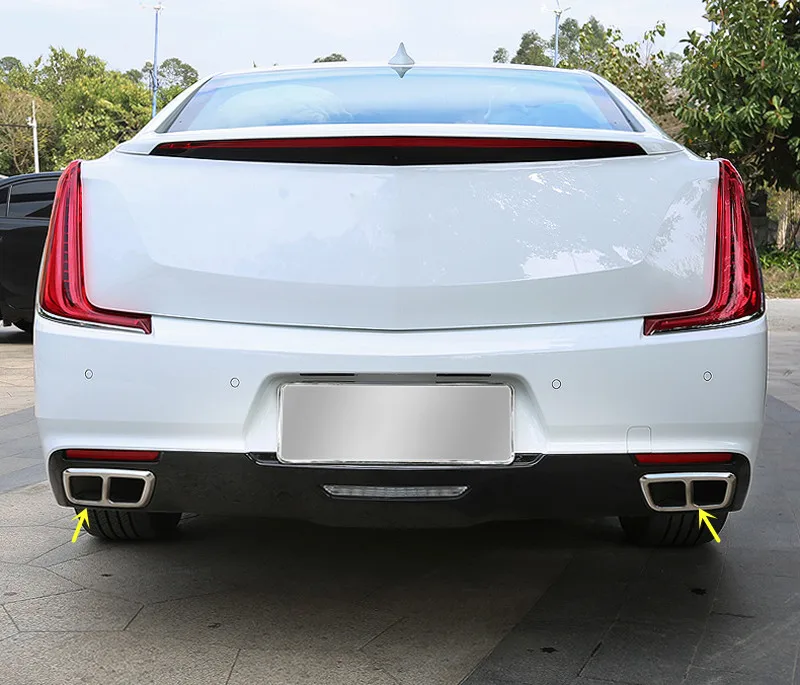 Stainless Steel 2pcs Rear Tail Exhaust End Tip Pipe Muffler Cover Trim Accessories For Cadillac XTS 2018
Stainless Steel 2pcs Rear Tail Exhaust End Tip Pipe Muffler Cover Trim Accessories For Cadillac XTS 2018
