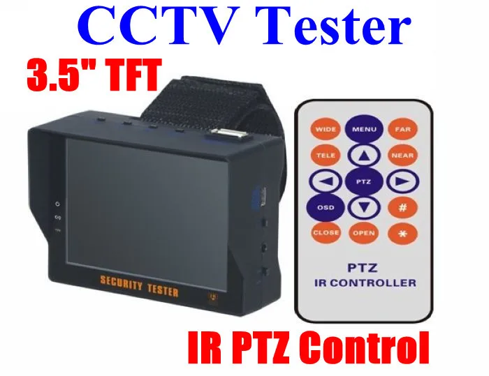 3.5 "ЖК-Монитор CCTV Камеры Безопасности Видео Тест Тестер с ИК PTZ Удаленного |
