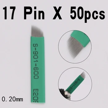 50 Pcs 0.20mm 17 Flex Tebori Microblading Needles Permanent Makeup Tattoo Needle Flex 17 Blades for 3D Eyebrow Manual Pen
50 Pcs 0.20mm 17 Flex Tebori Microblading Needles Permanent Makeup Tattoo Needle Flex 17 Blades for 3D Eyebrow Manual Pen