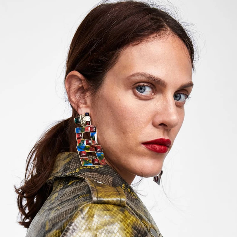 Vedawas ZA Statement Geometric Drop Dangle Earrings For Women Girls Trendy Earring Wedding Party Brinco Wholesale Jewelry xg1849
Vedawas ZA Statement Geometric Drop Dangle Earrings For Women Girls Trendy Earring Wedding Party Brinco Wholesale Jewelry xg1849