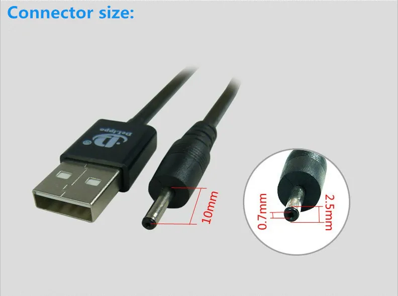 Delippo USB Cable for Cube U25GT U9GT3 U18GT mini U18GT U16GT U17GT U9GT4 Tablet PC Power Cable Cord
Delippo USB Cable for Cube U25GT U9GT3 U18GT mini U18GT U16GT U17GT U9GT4 Tablet PC Power Cable Cord