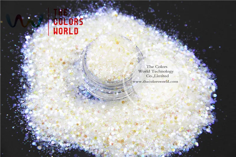 TCR324-H1 White color with bullion iridescent purple light Colorful Hexagon shapes Glitter for nail art Holiday's decoration
TCR324-H1 White color with bullion iridescent purple light Colorful Hexagon shapes Glitter for nail art Holiday's decoration