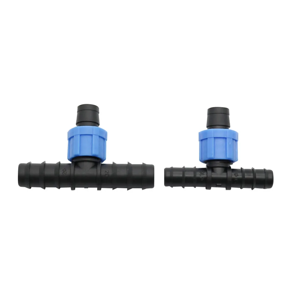5/8" Thread Lock Drip Tape Tee Connector Hose Adapter for Greenhouse Garden Micro Drip Irrigation Fittings 2 Pcs
5/8" Thread Lock Drip Tape Tee Connector Hose Adapter for Greenhouse Garden Micro Drip Irrigation Fittings 2 Pcs