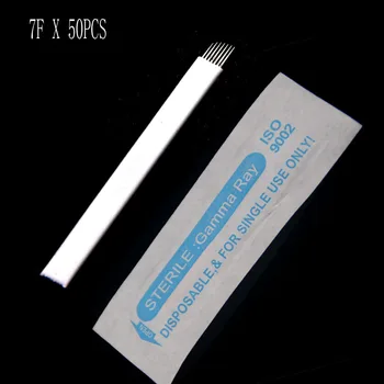 50PCS professional caneta microblading permanent makeup tattoo eyebrow needles 7 pin blades for eyebrow make up
50PCS professional caneta microblading permanent makeup tattoo eyebrow needles 7 pin blades for eyebrow make up