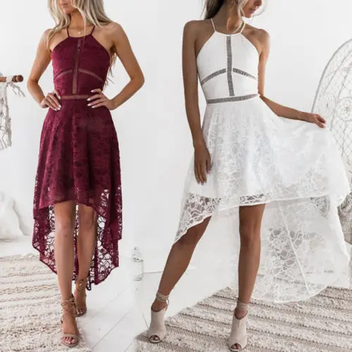 Women Ladies Spaghetti Strap Summer Mini Dresses Sleeveless Asymmetrical Short Dresses Geometric Lace Formal Halter Dress
Women Ladies Spaghetti Strap Summer Mini Dresses Sleeveless Asymmetrical Short Dresses Geometric Lace Formal Halter Dress