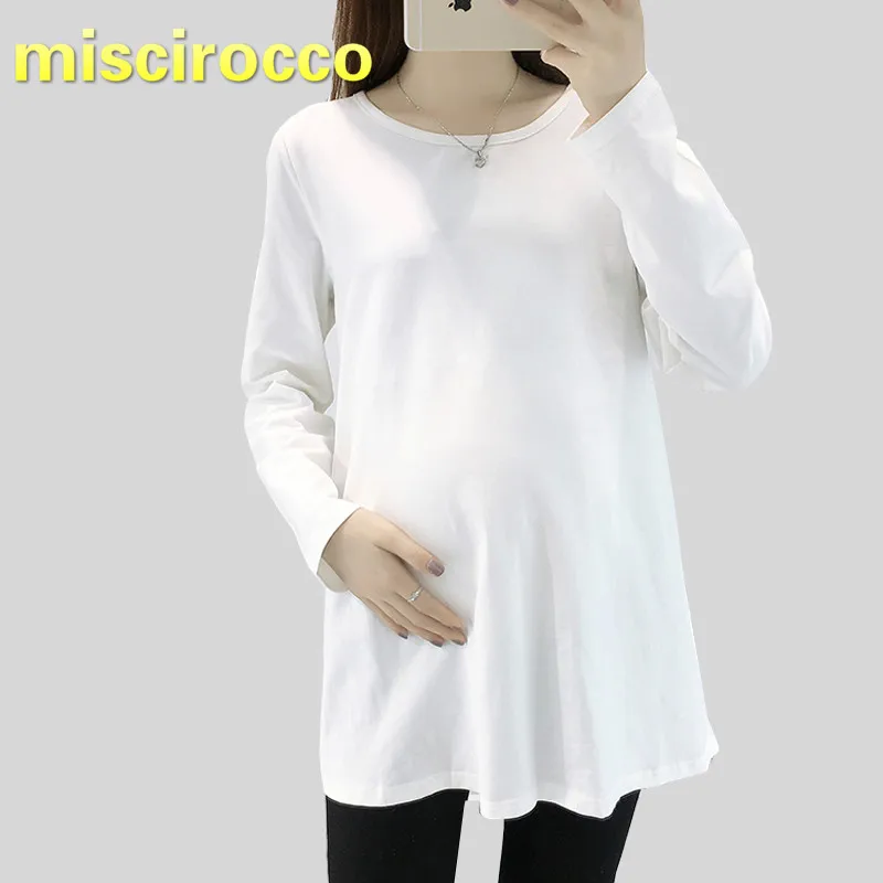 Pregnant Women's T-shirt White Maternity T-shirt Long-sleeved Women Autumn Tops Basic Style Cotton Maternity Clothing
Pregnant Women's T-shirt White Maternity T-shirt Long-sleeved Women Autumn Tops Basic Style Cotton Maternity Clothing