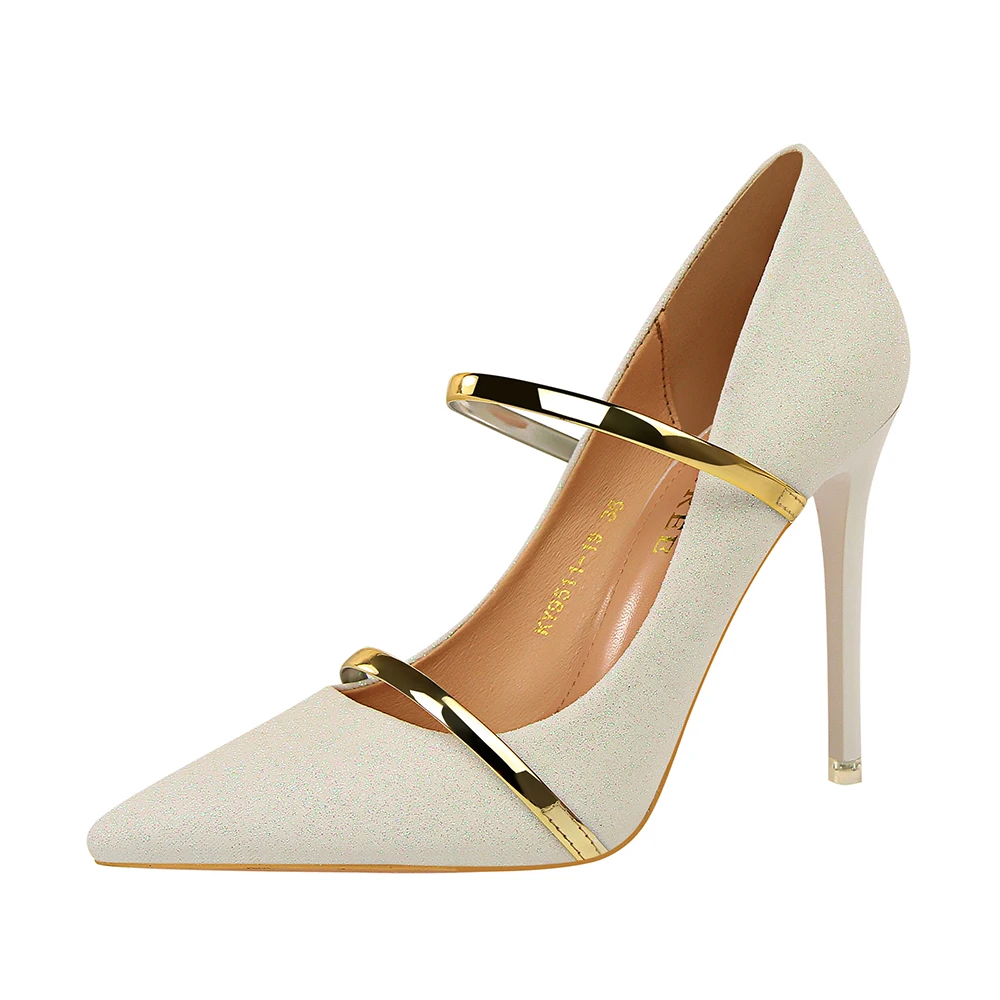 2019 Women Summer 10.5cm High Heels Glitter Pumps Lady Bling Silver Champagne Female Footwear Wedding Gold Bridal Shoes G0044
2019 Women Summer 10.5cm High Heels Glitter Pumps Lady Bling Silver Champagne Female Footwear Wedding Gold Bridal Shoes G0044