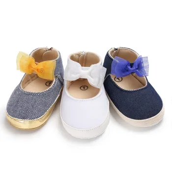 Newborn Baby Girls Shoes Princess First Walkers Bow Mary Jane Canvas Soft Soled Anti-Slip Shoe
Newborn Baby Girls Shoes Princess First Walkers Bow Mary Jane Canvas Soft Soled Anti-Slip Shoe