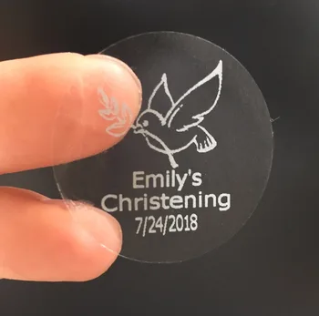 Kids Christening dove Decoration 90 Personalized thank you favors souvenirs gifts stickers Labels invitation seals
Kids Christening dove Decoration 90 Personalized thank you favors souvenirs gifts stickers Labels invitation seals