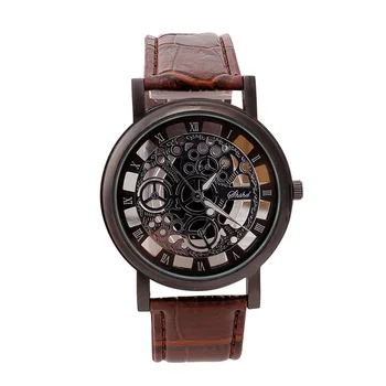 Men's Watch Luxury Hollow Out Quartz Military Sport Leather Band Roman Dial Wrist Watchs Relogio Masculino
Men's Watch Luxury Hollow Out Quartz Military Sport Leather Band Roman Dial Wrist Watchs Relogio Masculino