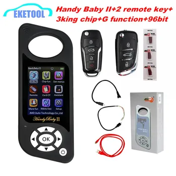 JMD Handy Baby II 2 Key Programmer New Generation Hand-held Car Key Copy Auto Key Tool 4D/46/48 Chips English/Spanish Language
JMD Handy Baby II 2 Key Programmer New Generation Hand-held Car Key Copy Auto Key Tool 4D/46/48 Chips English/Spanish Language