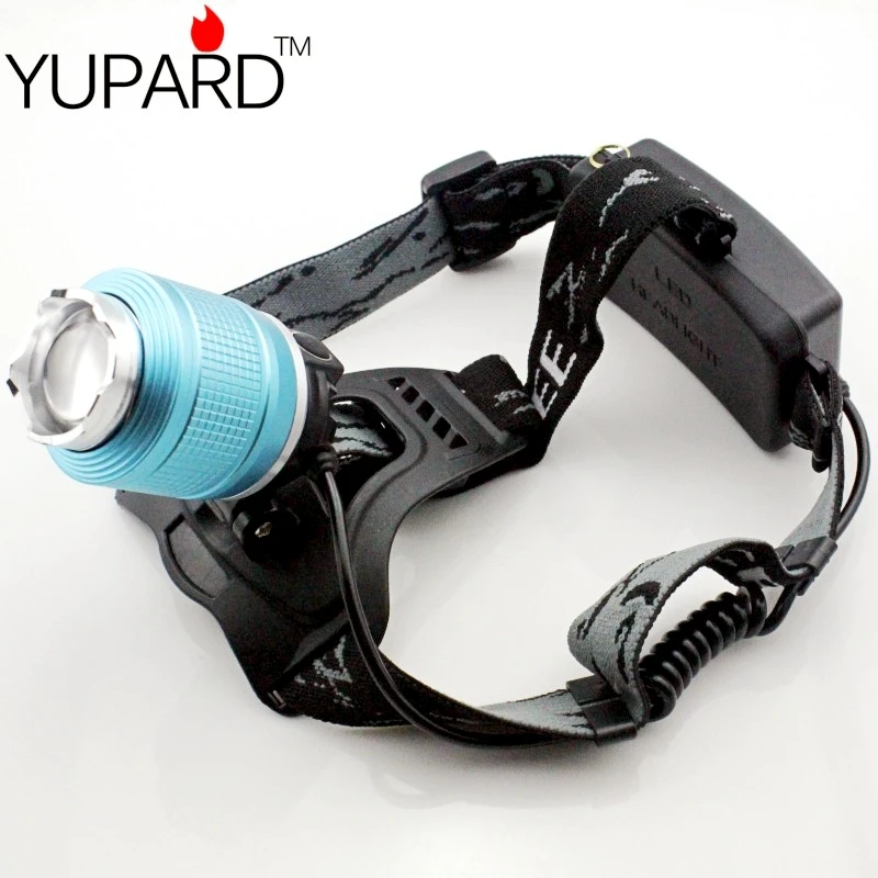 YUPARD Q5 LED Headlight Head Light Lamp Zoomable blue light 18650 rechargeable battery camping lantern fishing hunting Outdoor
YUPARD Q5 LED Headlight Head Light Lamp Zoomable blue light 18650 rechargeable battery camping lantern fishing hunting Outdoor
