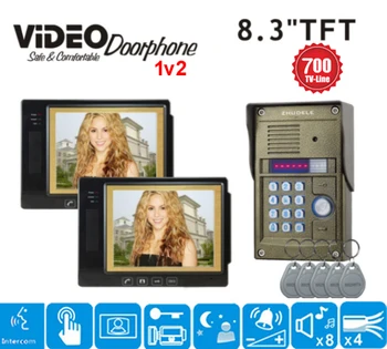 ZHUDELE Home Security Intercom System 8.3" Display Wired Video Door Phone Touch Button Doorbell Intercom + Frid Panel Camera
ZHUDELE Home Security Intercom System 8.3" Display Wired Video Door Phone Touch Button Doorbell Intercom + Frid Panel Camera