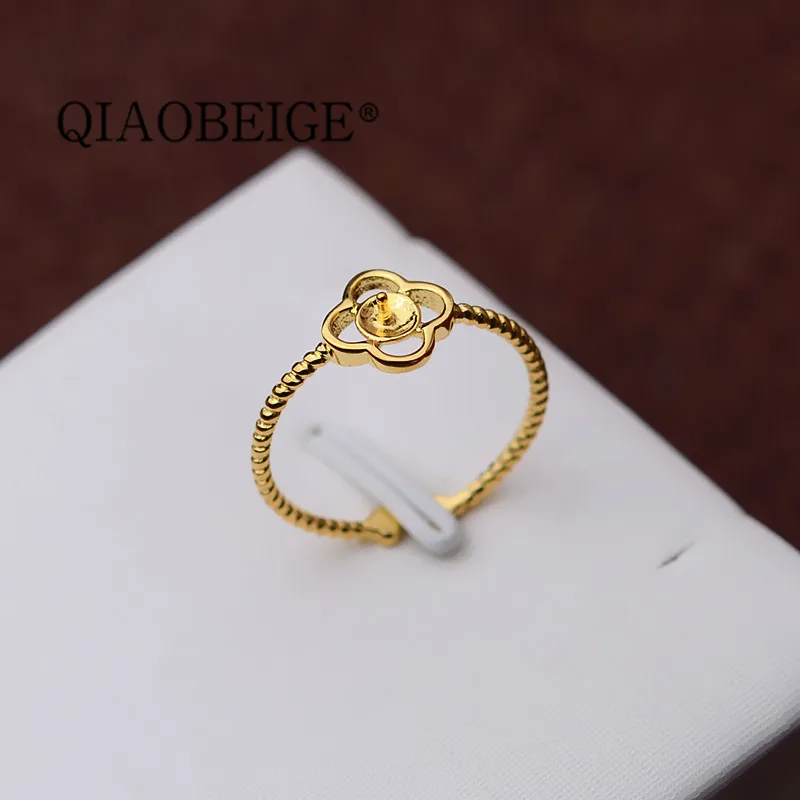 QIAOBEIGE 1pc DIY Pearl silver accessory S925 stering silver pearl ring componments empty holder pearl ring simple handmade
QIAOBEIGE 1pc DIY Pearl silver accessory S925 stering silver pearl ring componments empty holder pearl ring simple handmade